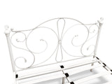 Elizabeth Double Bed Frame - White