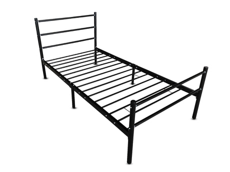 Sol Metal Bed Frame Black - Single