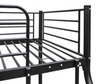DS Triple Bunk Bed Black 36cm top guardrail