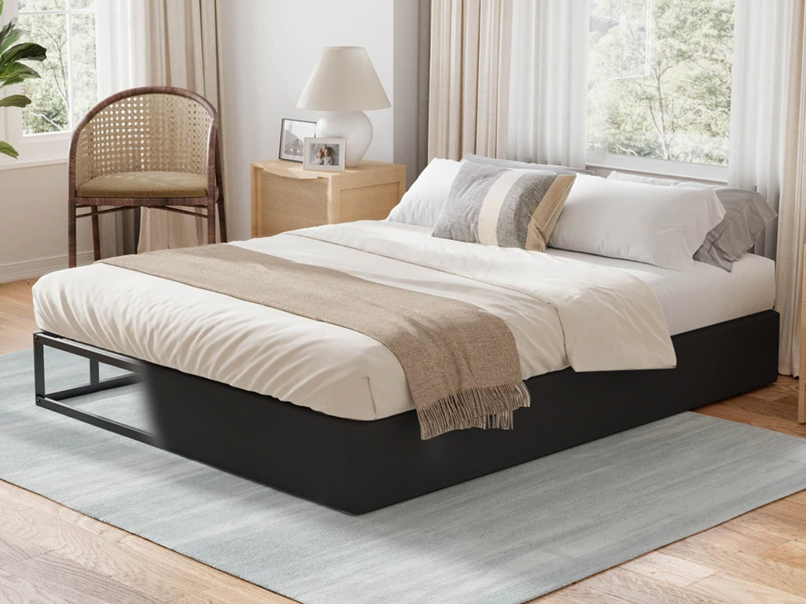 D54 Metal Bed Frame - Double
