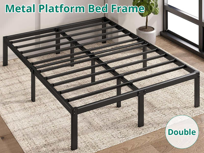 Xclusive Metal Platform Bed Frame D Double