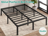 Xclusive Metal Platform Bed Frame D Double
