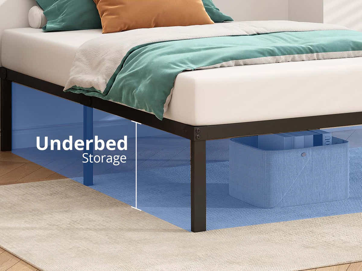 DS Xclusive Metal Platform Bed Frame D Long Single