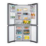 Midea 474L Cross Door Fridge Freezer Stainless Steel MDRF632FGF46APD