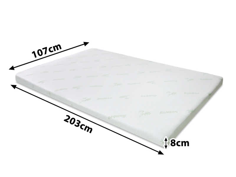 DS Memory Foam Mattress Topper 8 cm Dual – King Single