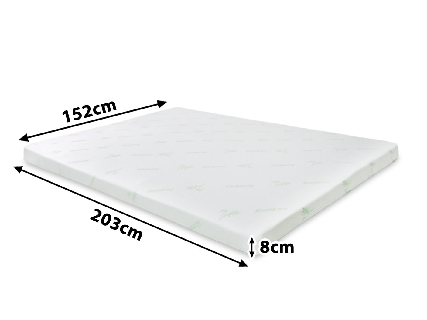 Memory Foam Topper Dual 8Cm Queen