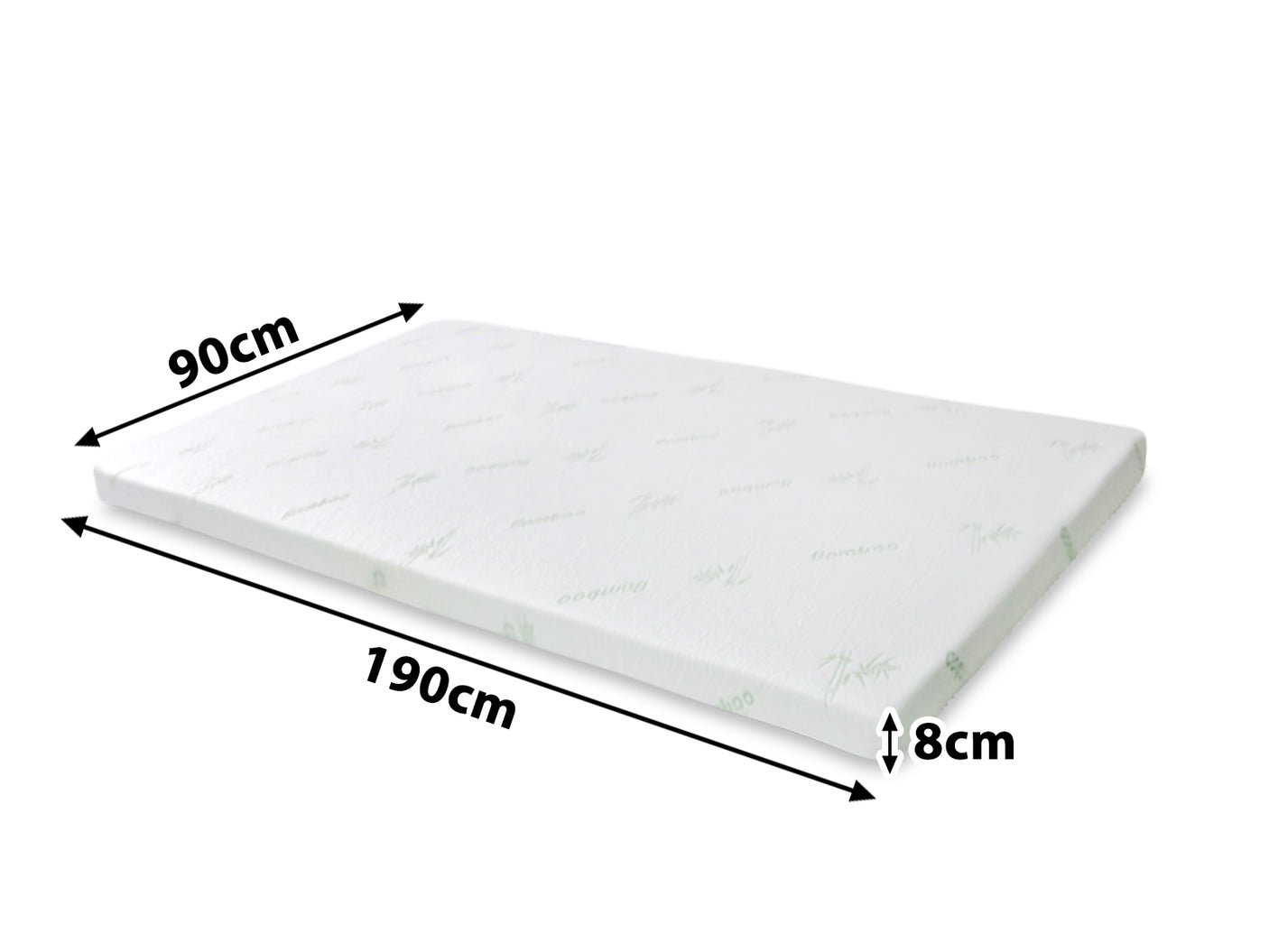 Memory Foam Topper Dual 8Cm Single