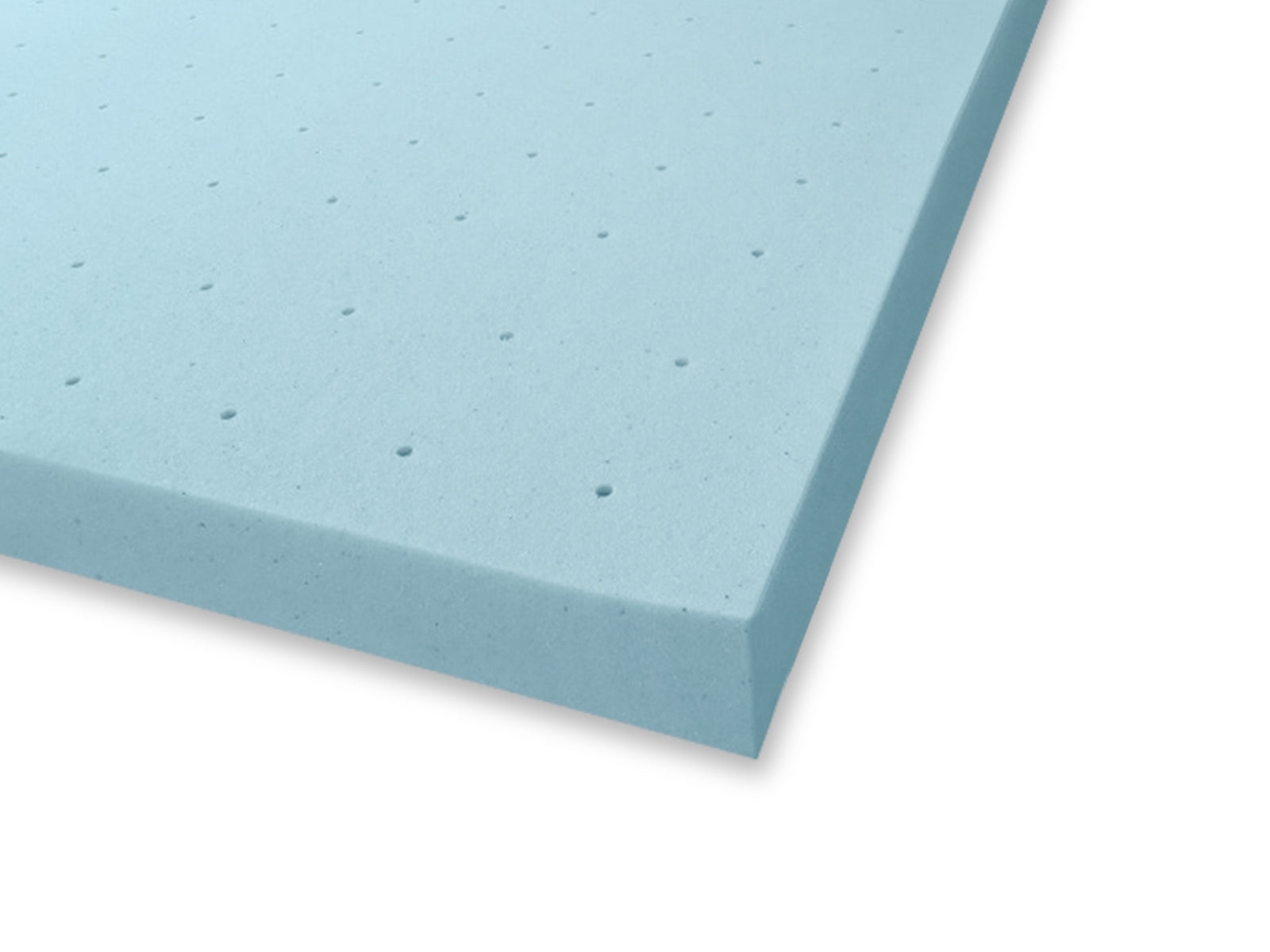 Memory Foam Mattress Topper 8 cm Blue – Super King