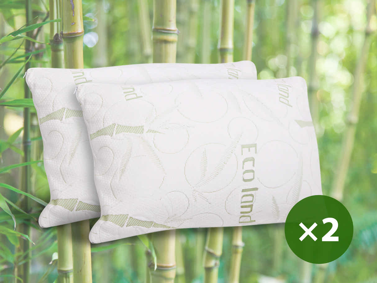 Shredded Memory Foam Pillow x 2