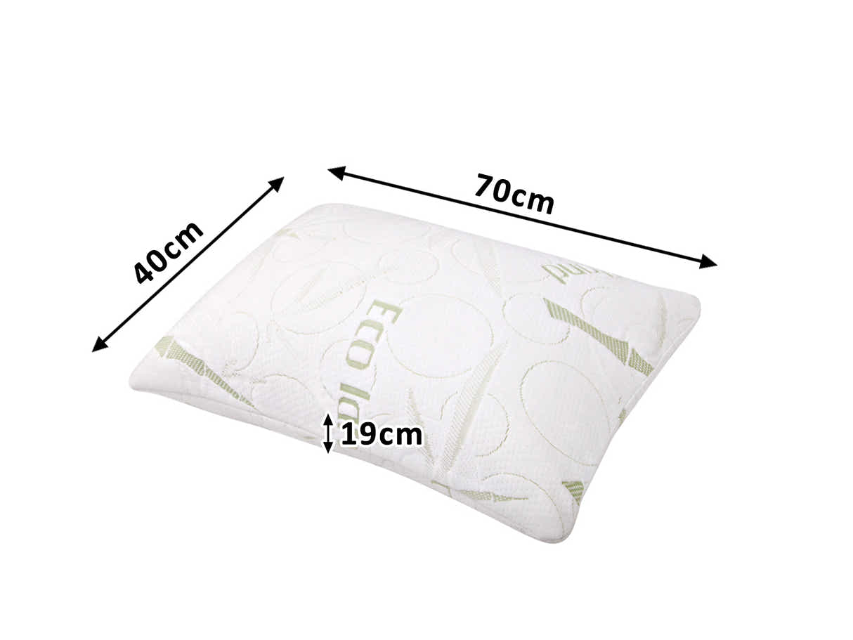 Shredded Memory Foam Pillow x 2