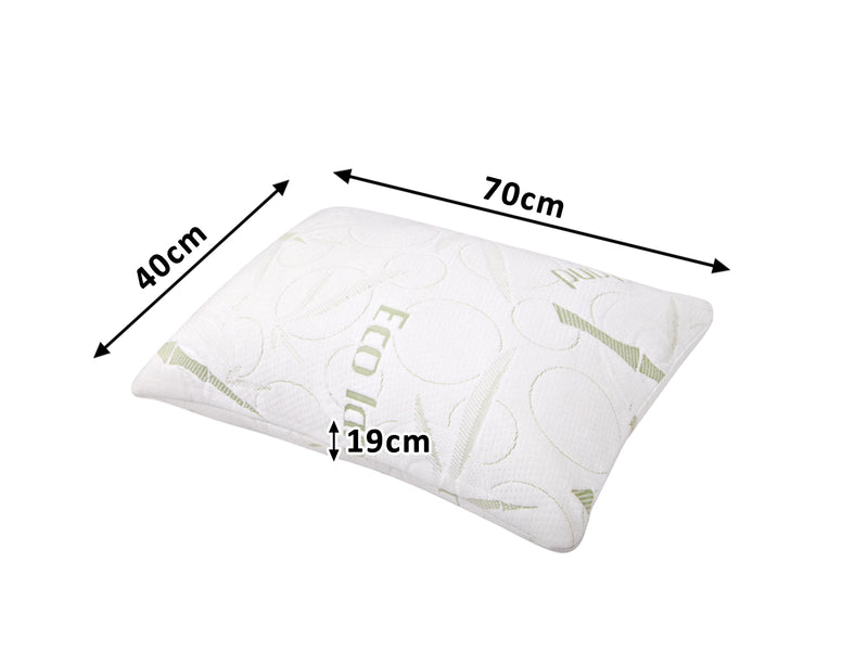 Shredded Memory Foam Pillow x 2
