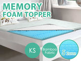 Memory Foam Mattress Topper 5 cm – King Single