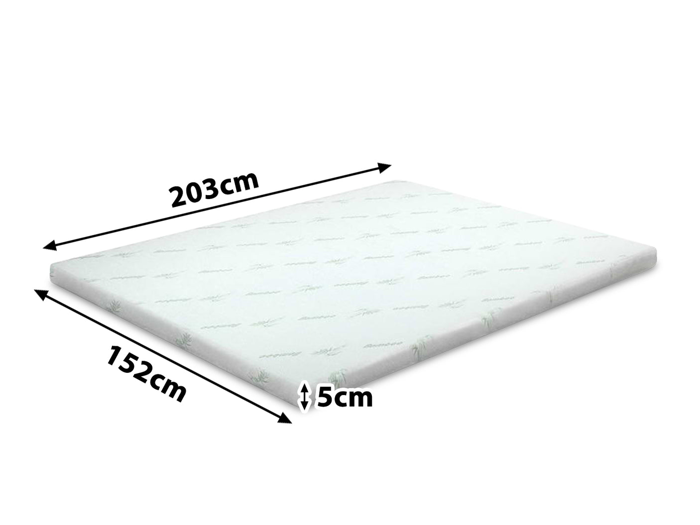 Memory Foam Topper 5Cm Queen