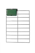 DS BS 10 Pack Vertical Planter Wall Hanging Flower Pots with Steel Rack