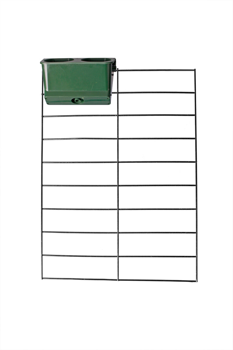 DS BS 10 Pack Vertical Planter Wall Hanging Flower Pots with Steel Rack