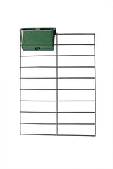 DS BS 10 Pack Vertical Planter Wall Hanging Flower Pots with Steel Rack