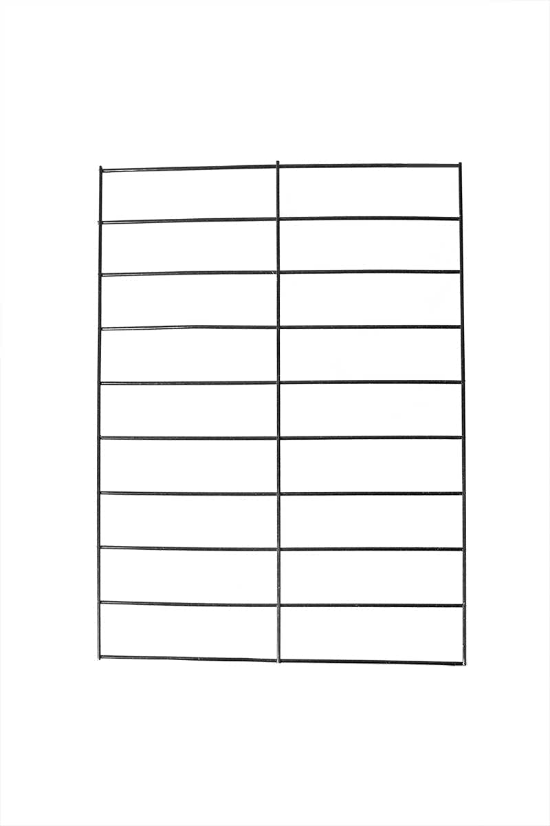 DS BS 10 Pack Vertical Planter Wall Hanging Flower Pots with Steel Rack