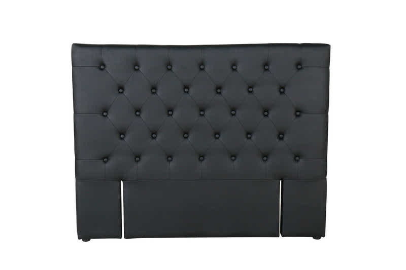 DS Raisa PU Headboard Black - Queen