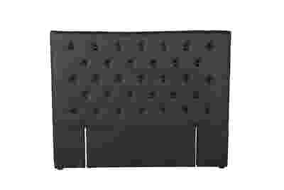 Raisa PU Headboard Black - King