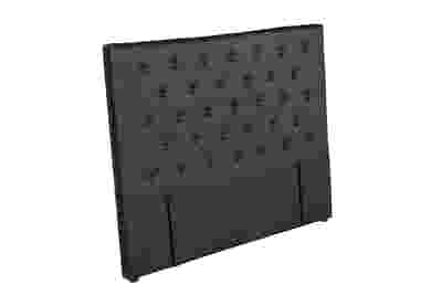 Raisa PU Headboard Black - Double