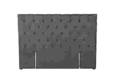 Rakel Fabric Headboard Grey - King
