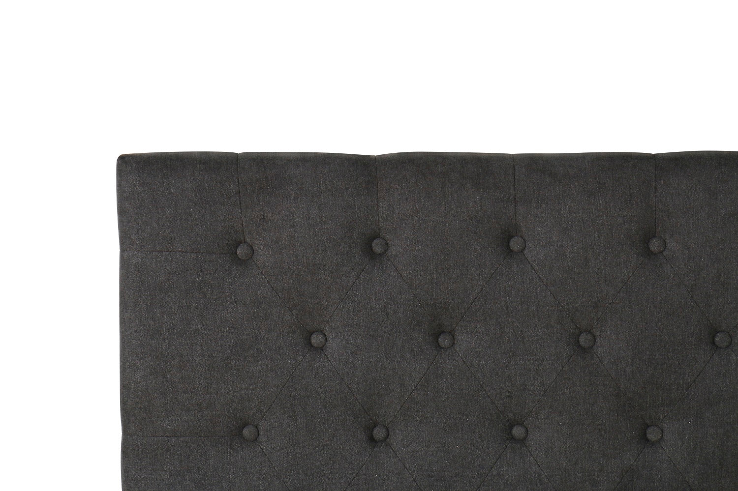 Rakel Fabric Headboard Grey - King