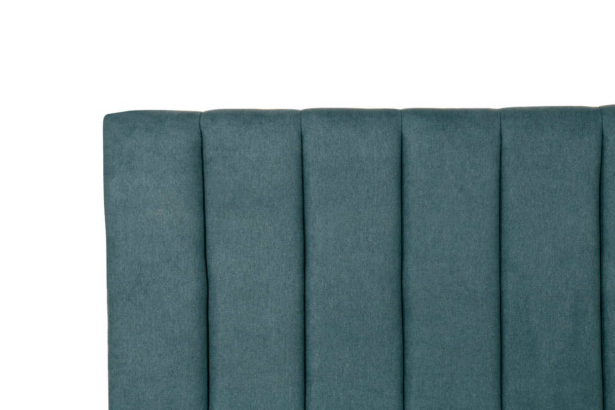 Tada Fabric Headboard Prussian Blue - Double