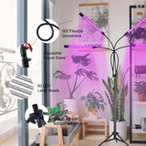 DS BS 4 Head LED Plant Grow Light with Stand and Remote Control