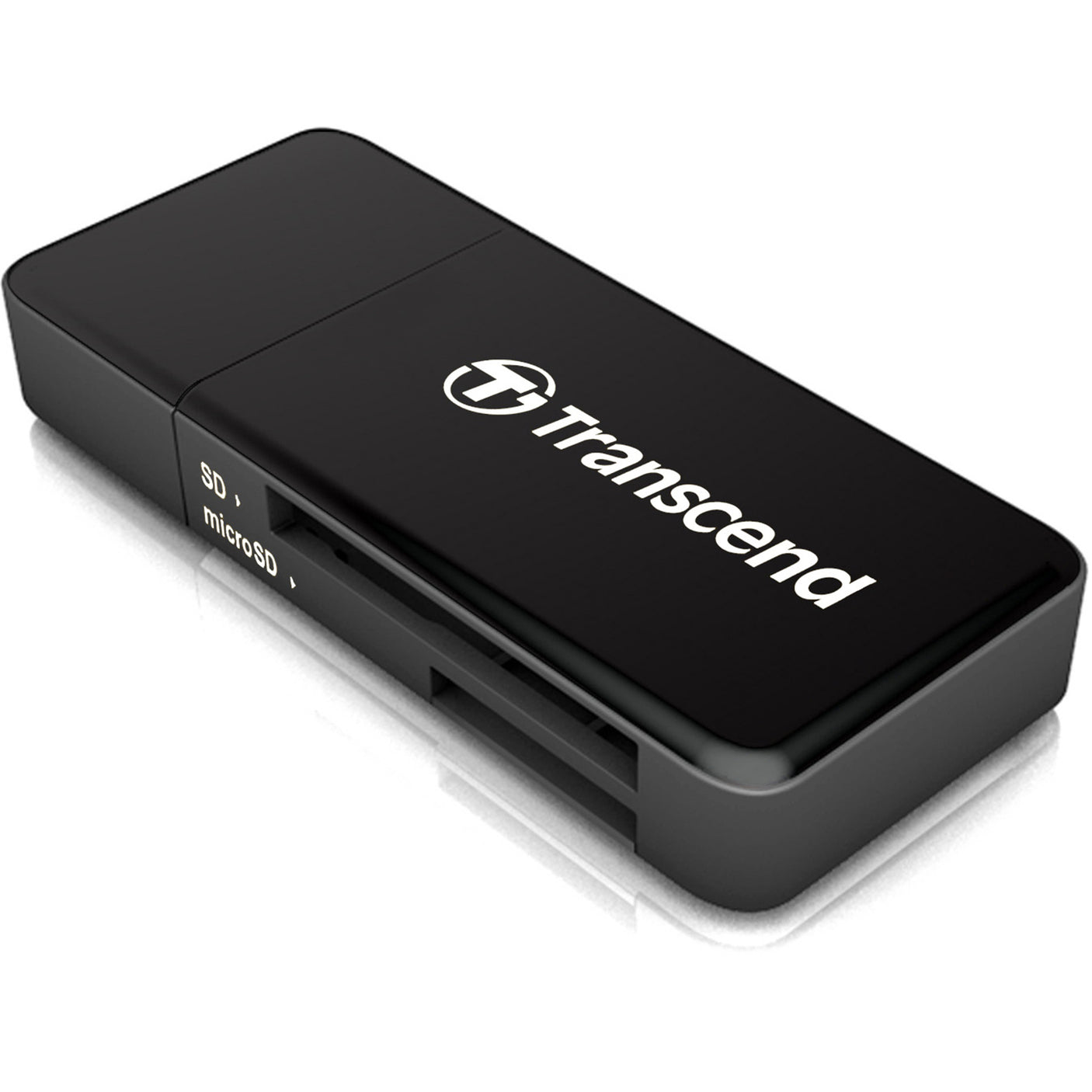 DS PB Transcend Compact F5 USB 3.0 Card Reader / Writer - Black Supports SDHC