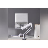 DS PB KONIC Monitor Mount Laptop Holder - Silver - Fits 11.6