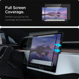 DS PB Spigen Tesla Model S / X Dashboard Premium Anti-Glare Matte Finish Temper