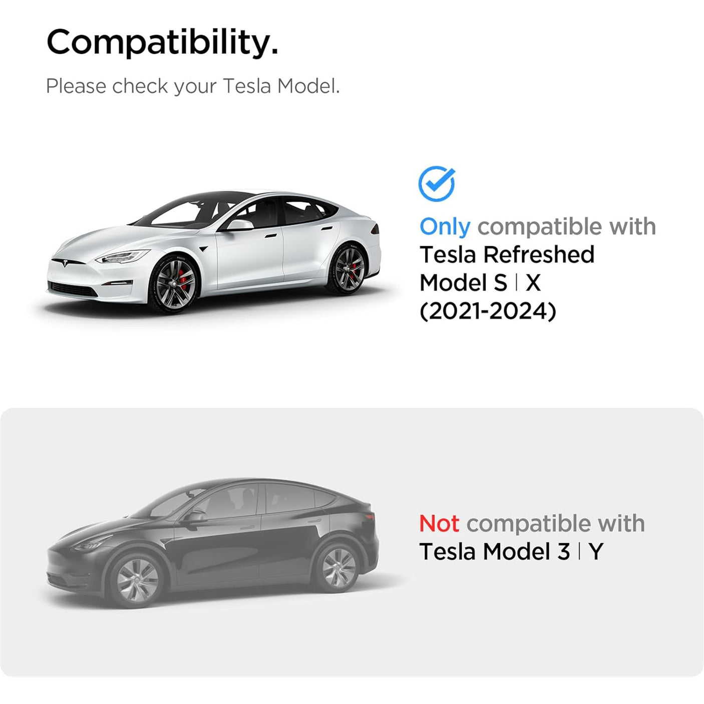 DS PB Spigen Tesla Model S / X Dashboard Premium Anti-Glare Matte Finish Temper