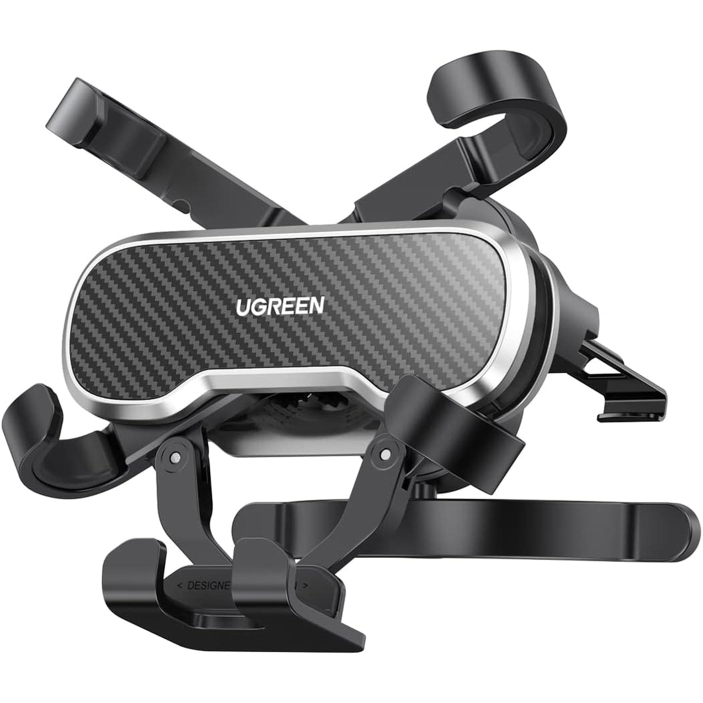 DS PB UGREEN LP228 Gravity Drive Air Vent Car Mount - Phone Holder With Arc-Sha