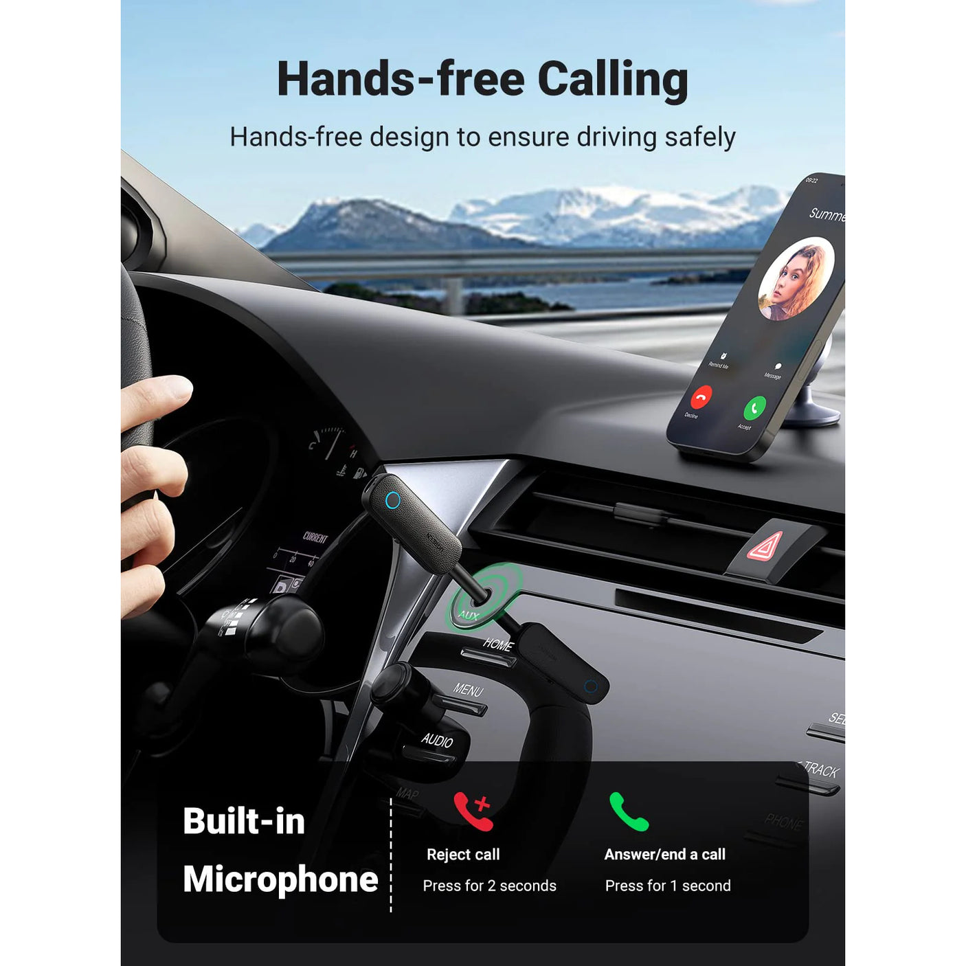 DS PB UGREEN CM403 Bluetooth 5.0 Transmitter & Receiver - 2 in 1 Wireless