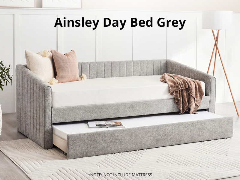 Ainsley Pull Out Day Bed - Grey