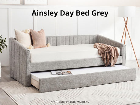 DS Ainsley Pull Out Day Bed - Grey