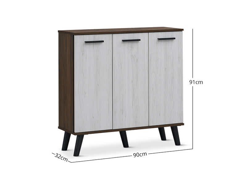 Dallars 3-Door Shoe Storage Cabinet