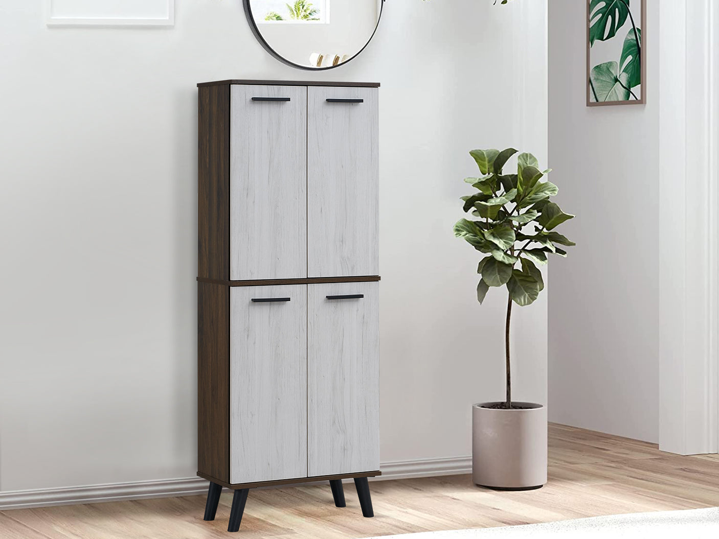 Dallars 4 Door Shoe Cabinet