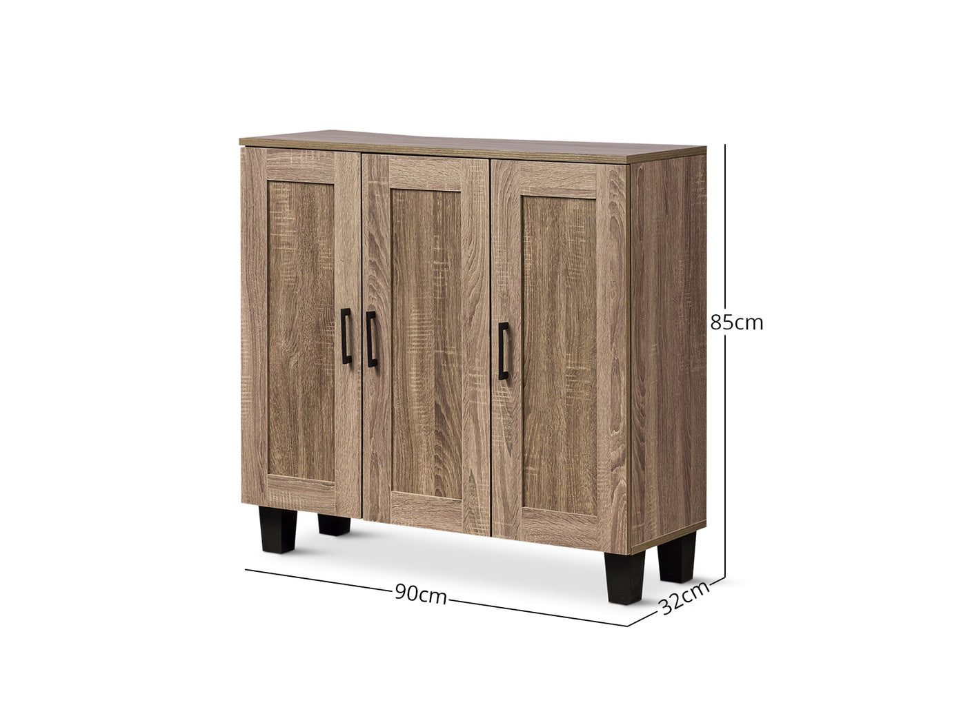 Johnson 3 Door Shoe Cabinet