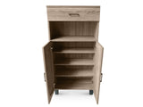 Johnson 2 Door Shoe Cabinet With 1 Drawer