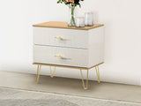 Lilium 2 Drawer End Table