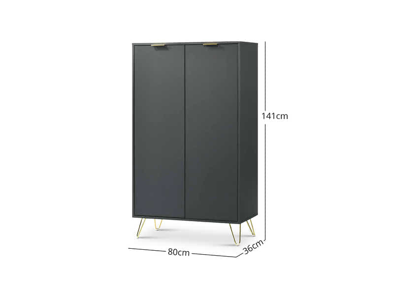 Zinnia 2-Door Shoe Storage Cabinet