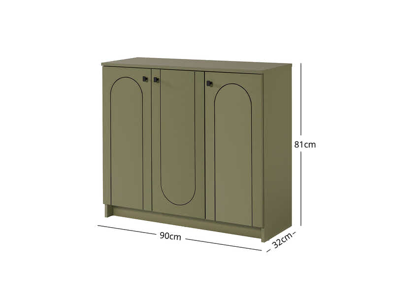 Freesia 3 DOORS SHOE CABINET