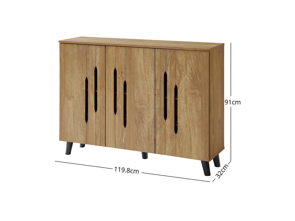 Hydrangea 3 DOORS SHOE CABINET