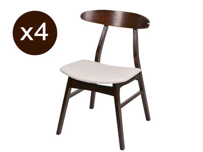 Fiesta Dining Chair Walnut - Set of 4