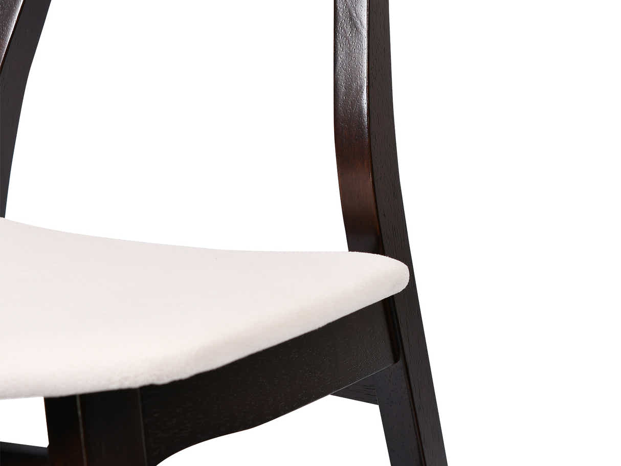 Hexa Round Dining Table Wenge - 100 cm & Fiesta Dining Chair Wenge - Set of 4