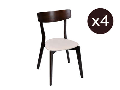 Iora Dining Chair Wenge - Set of 4