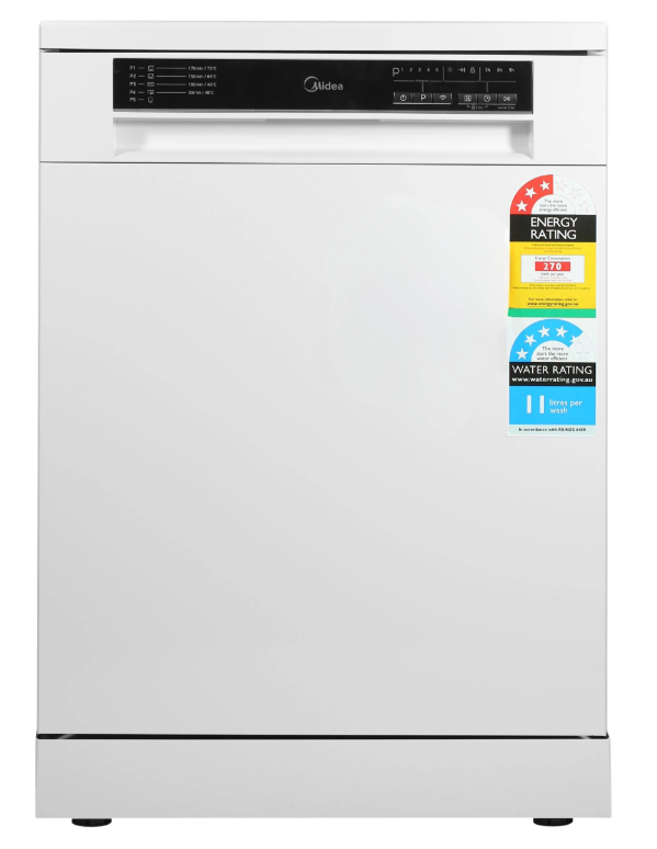 Midea 12 Place Settings Dishwasher White