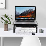 DS PB Office Monitor & Laptop Ergonomic Metal Riser Stand - 3 Levels Adjustable