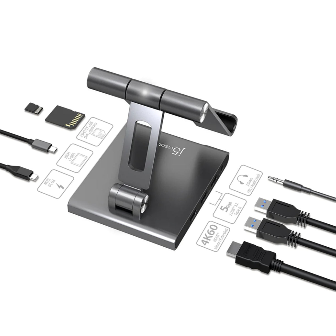 DS PB J5create USB-C Docking Stand For iPad Pro